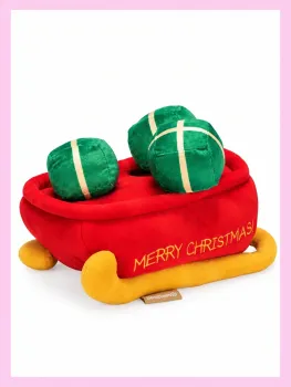 Kuscheln & Schnüffeln - Weihnachtsschlitten - ca. 23 cm