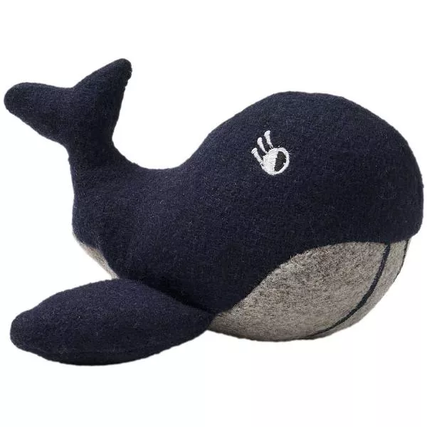 nachhaltiges Kuschelspielzeug - Wal - 24 cm